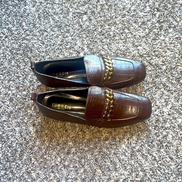 Torgeis Women's Vain Loafer Color Brown Size 8.5 brand new - Picture 4 of 8